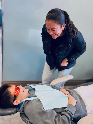 Patient & Parent Smiling